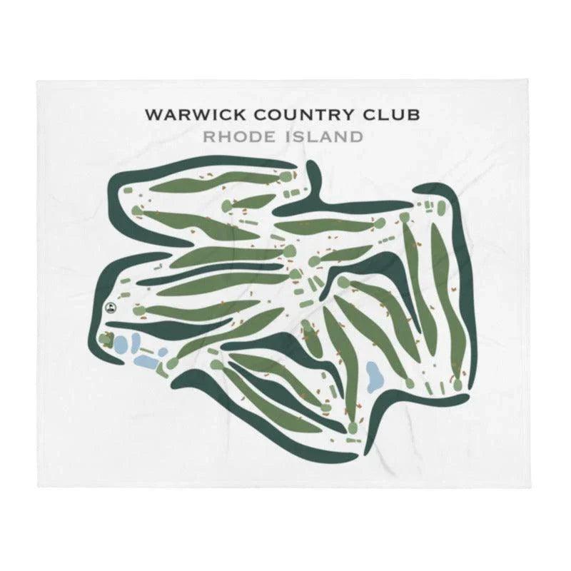 Warwick Country Club, Rhode Island - Printed Golf Courses