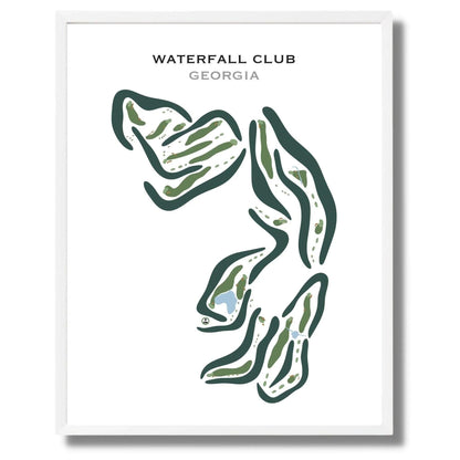 The Waterfall Golf Club, Georgia - Printed Golf Courses
