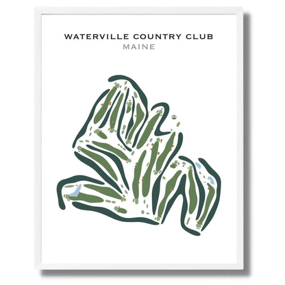 Waterville Country Club, Maine - Printed Golf Courses