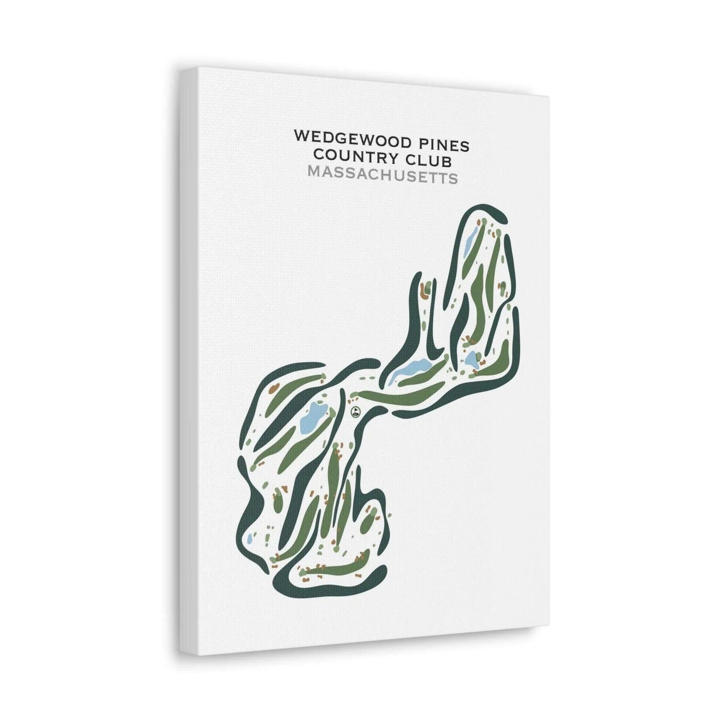 Wedgewood Pines Country Club, Massachusetts - Printed Golf Courses