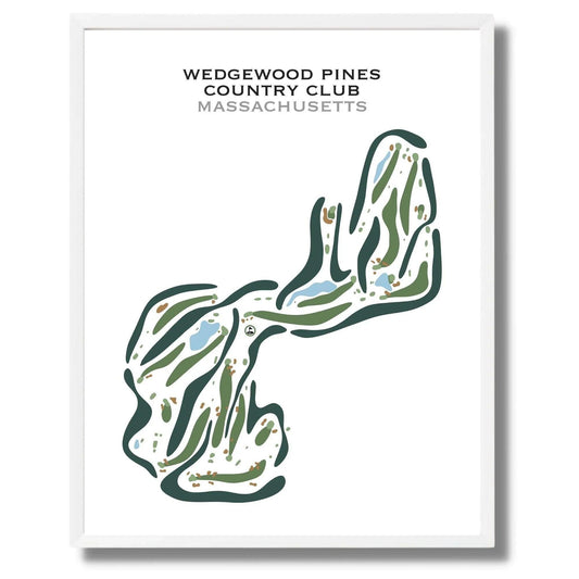 Wedgewood Pines Country Club, Massachusetts - Printed Golf Courses
