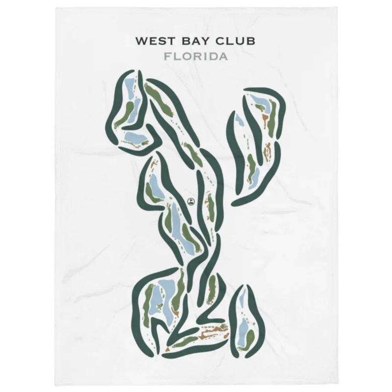 West Bay Club, Florida - Printed Golf Courses