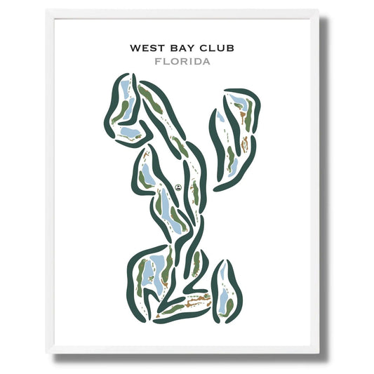 West Bay Club, Florida - Printed Golf Courses