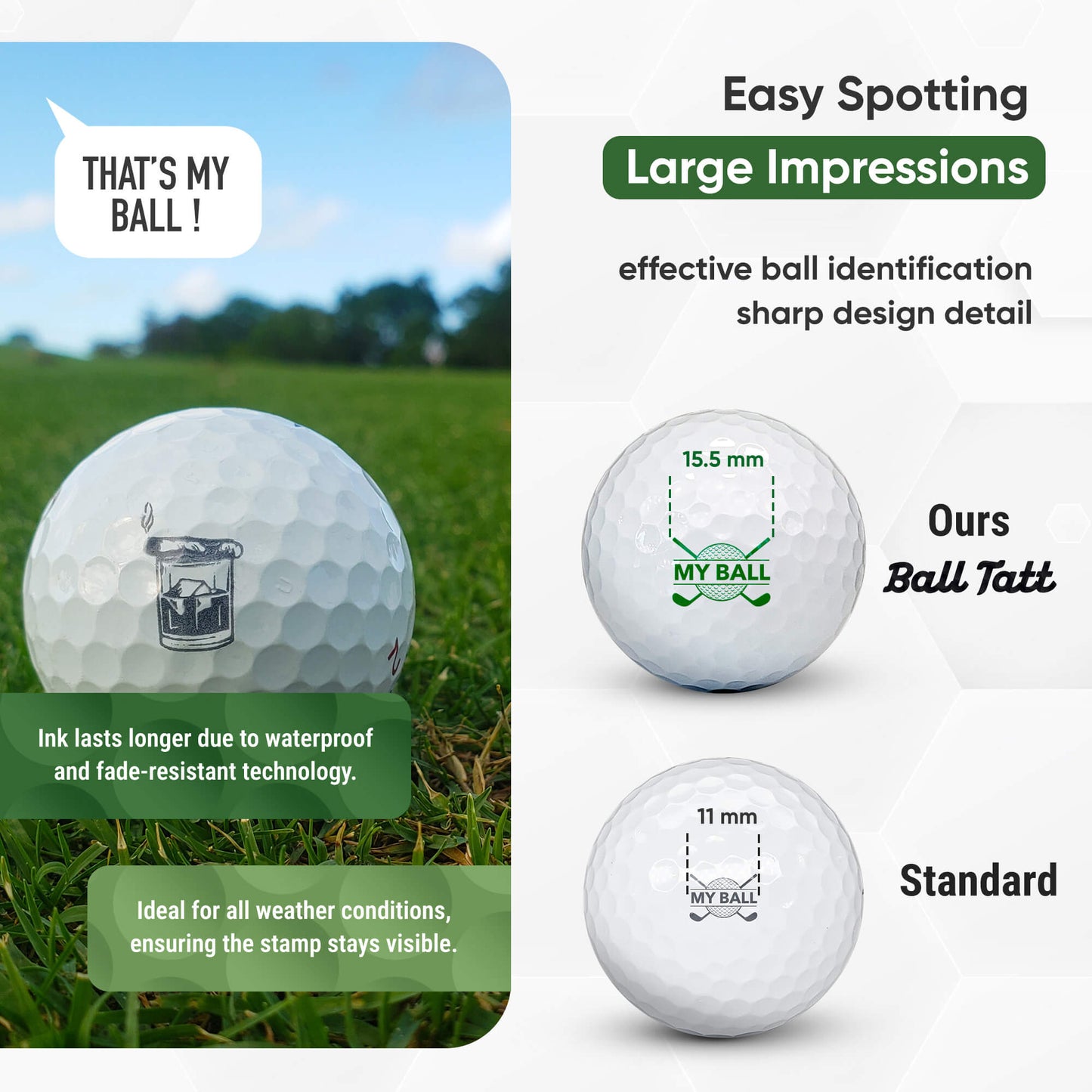 Whiskey Cigar Hat Clip Ball Marker Set