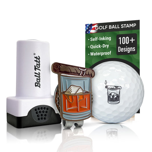 Whiskey Cigar Hat Clip Set