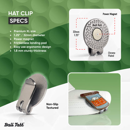 Whiskey Cigar Hat Clip Set