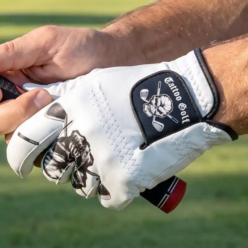 White Cabretta Leather Men's Golf Glove