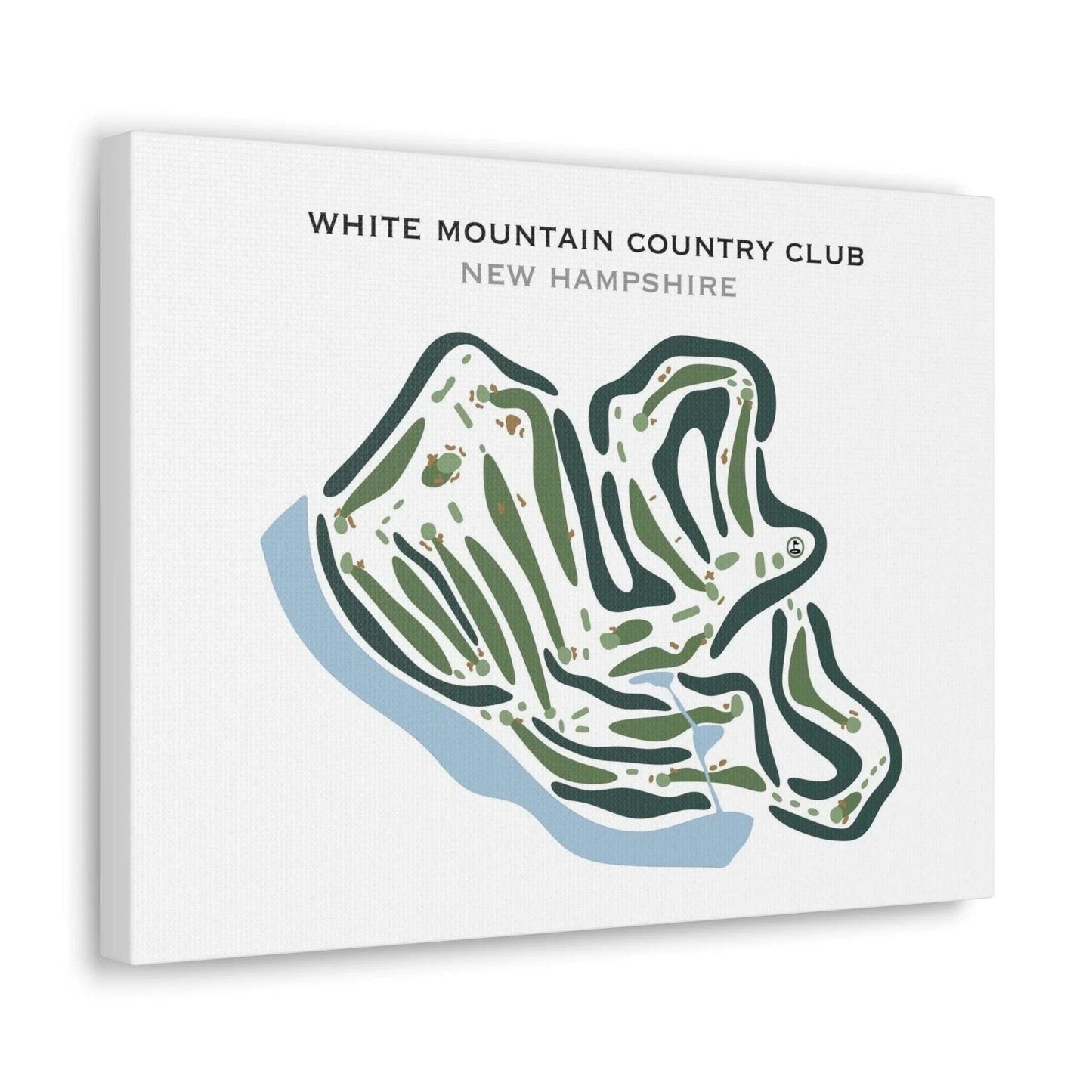 White Mountain Country Club, New Hampshire - Printed Golf Courses