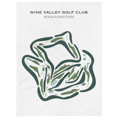 Wine Valley Golf Club, Washington - Printed Golf Courses