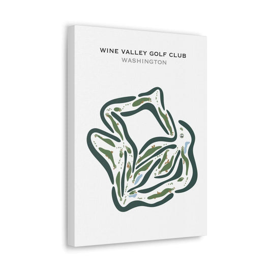 Wine Valley Golf Club, Washington - Printed Golf Courses