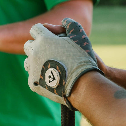 Wooly-Burg | Men's Mustache Patterned Golf Glove