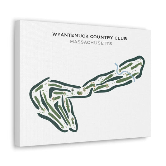 Wyantenuck Country Club, Massachusetts - Printed Golf Courses