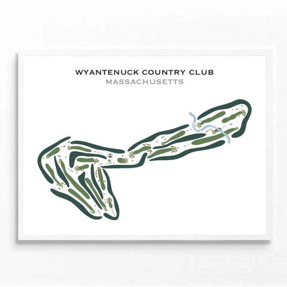 Wyantenuck Country Club, Massachusetts - Printed Golf Courses