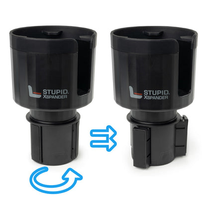 Xspander™ Golf Cart Cup Holder Expander – Universal Twist-to-Lock Adapter