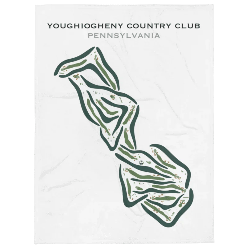 Youghiogheny Country Club, Pennsylvania - Printed Golf Courses