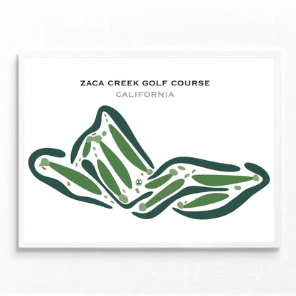 Zaca Creek Golf Course, California - Printed Golf Courses