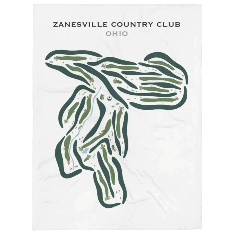 Zanesville Country Club, Ohio - Printed Golf Courses