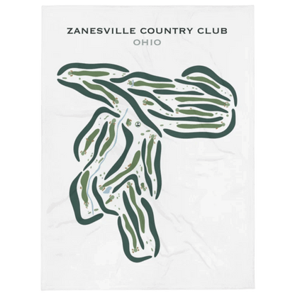 Zanesville Country Club, Ohio - Printed Golf Courses